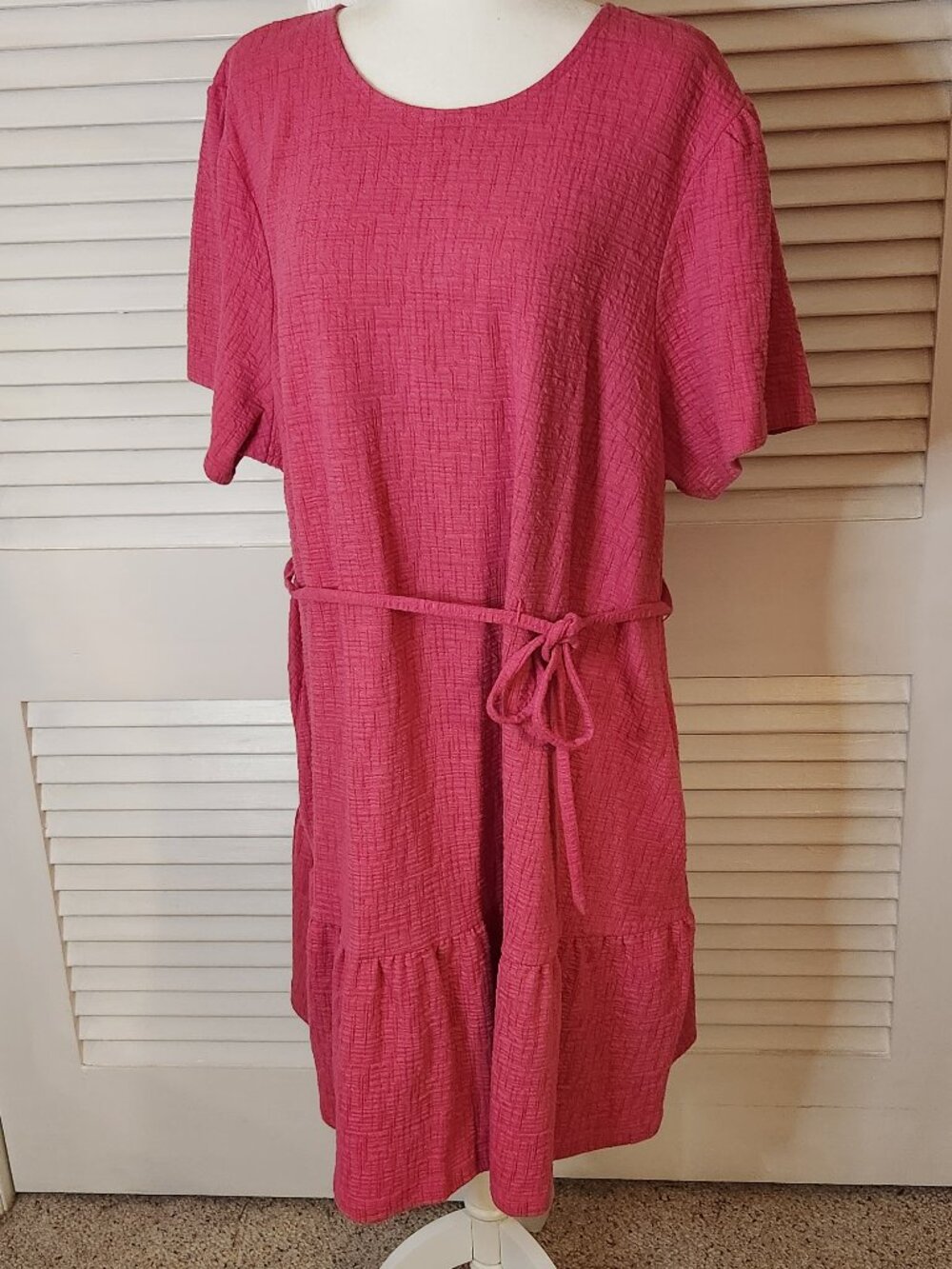 Brand New-Never Worn Draper James RSVP Pink Drop Waist 2X